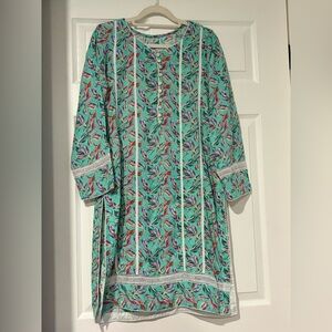 Pakistani floral shalwar kameez